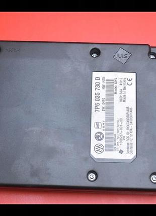 Блок управления двигателем эбу bluetooth 7p6035730d volkswagen passat b7 10-15
