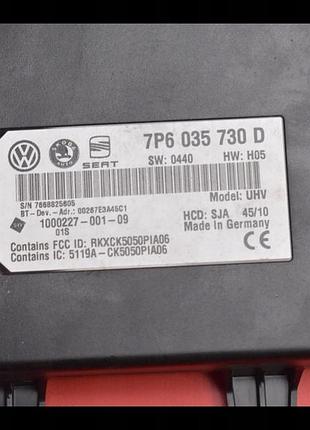 Блок управления двигателем эбу bluetooth 7p6035730d volkswagen passat b7 10-15 2