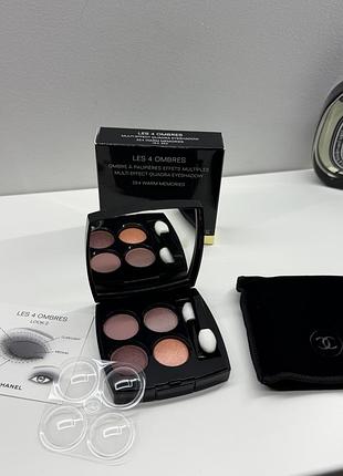 Тіні chanel les 4 ombres 354 warm memories 🤎🍂 ☝️ відправка здійснюється після повної оплати на карту.