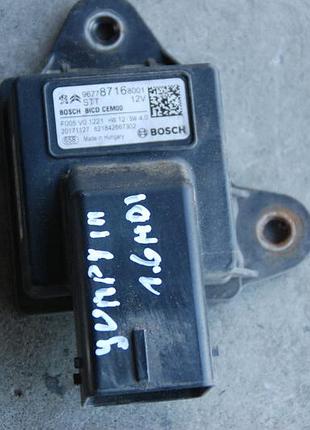 Блок управления двигателем эбу citroen 967787168001