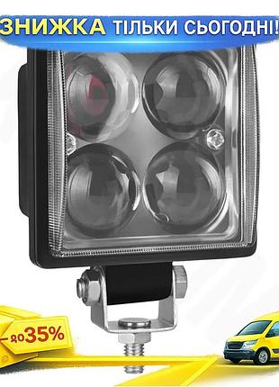 Ku фара світлодіодна brevia universal fit 12w 880lm для автомобілів 10-30v spot точковий світильник дл uni2l_k