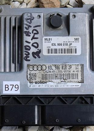 Блок управління двигуном ебу audi a4 03l906018jp 0281017372