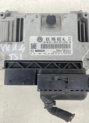 Блок управления двигателем эбу а volkswagen 1.4 tsi 03c906022al