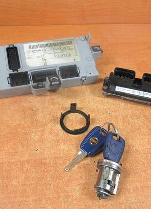 Блок управления двигателем эбу fiat punto 2 ii 1.2 8v iaw5af.p4 51735169 c150 iaw5afp4 hw303
