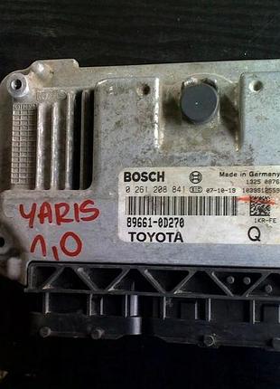Блок управления двигателем эбу toyota-bosch 0261208841 yaris 5247463