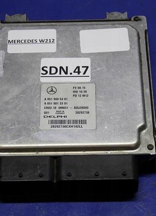Блок управління двигуном ебу mercedes-benz w212 a6519005301