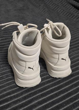 Ботинки, высокие кожаные кроссовки puma 2