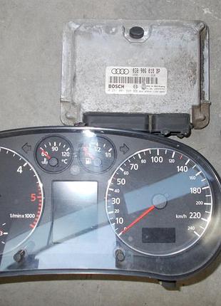 Блок управління двигуном ебу 8l0919880d лічильник audi a3 8l full fis 1.9 tdi