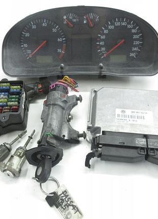 Блок управления двигателем эбу volkswagen passat b5 1.6 8v 101km ahl immo