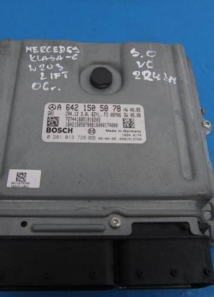Блок управления двигателем эбу bosch a6421505878 0281013728