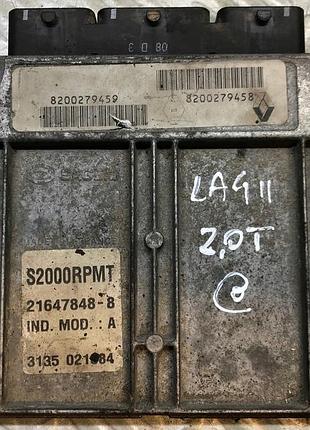Блок управління двигуном ебу renault espace|laguna espace iv laguna ii 2.0 t 8200279459 8200279458