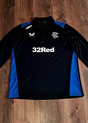 Чоловіча унікальна футбольна кофта jersey castore rangers f.c оригінал