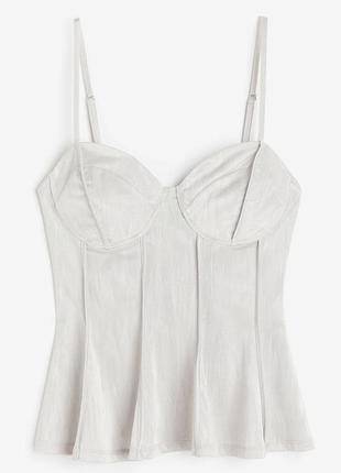 Майка серая h&amp;m