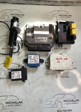 Блок управления двигателем эбу alfa 156 lift 2.4 jtd 0281010988