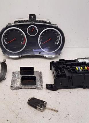 Блок управления двигателем эбу 55557933 opel corsa d