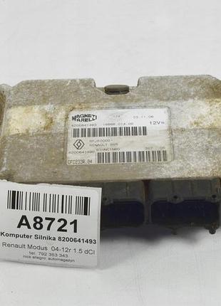 Блок управління двигуном ебу а 8200641490 modus 04-12 1.5 dci