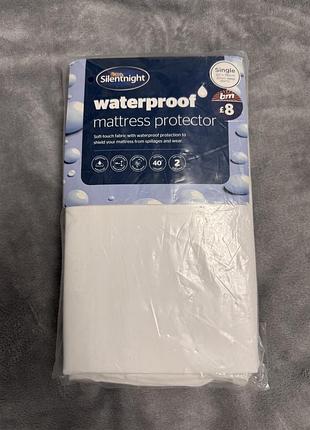 Водонепроникний наматрацник silentnight waterproof mattress protector односпального розміру