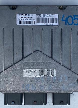 Блок управления двигателем эбу siemens 5ws40020e-t 9643834680