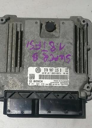Блок управління двигуном ебу skoda superb ii 1.8tsi-3t0907115b, 0261s04236