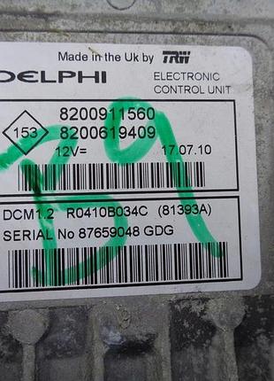 Блок управления двигателем эбу nissan note e11 fl 1.5 dci 2