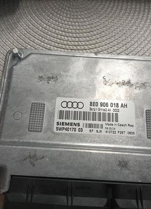 Блок управления двигателем эбу лічильник audi a4 b6 1.6 azl 8e0906018ah