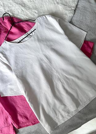 Белая футболка из легкого коттона cos