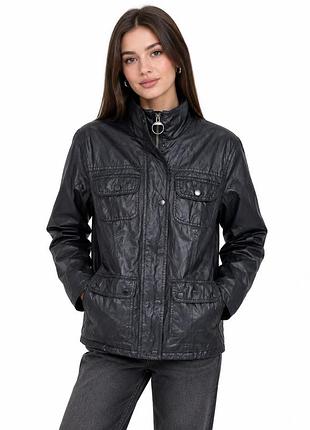 Barbour womens black carbon kate outdoor waterproof breathable full zip jacket 4 жіноча водовідштовхувальна куртка женская курточка