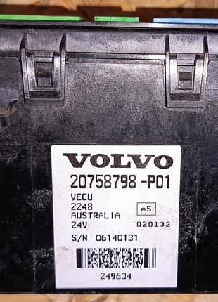 Блок управления двигателем эбу модуля vecu volvo 20758798-p01