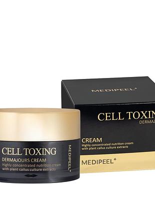Крем для обличчя відновлювальний medi-peel cell tox dermajou cream зі стовбуровими клітинами 50 мл