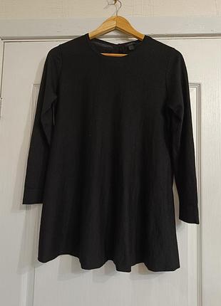 Шерстяной свитер-туника cos из 100% шерсти мериноса (merino wool)