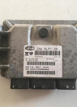 Блок управления двигателем эбу citroen peugeot 9652098680