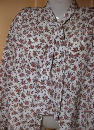 Строга класична блуза в офіс, діловий стиль, eastex, 16uk, made in england, км084810 фото