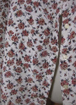 Строга класична блуза в офіс, діловий стиль, eastex, 16uk, made in england, км08483 фото