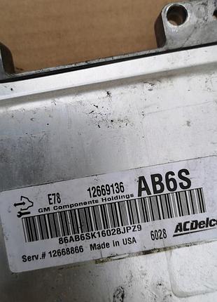 Блок управління двигуном ебу opel 12669136 3