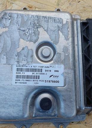 Блок управления двигателем эбу alfa romeo giulietta 1.4 ma tct 51976600