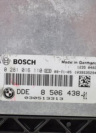 Блок управления двигателем эбу bmw e90 0281016110 6