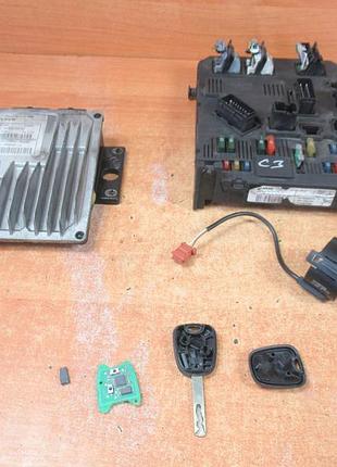 Блок управления двигателем эбу bsi citroen c3 1.4 hdi 9650043480 r0411c001h