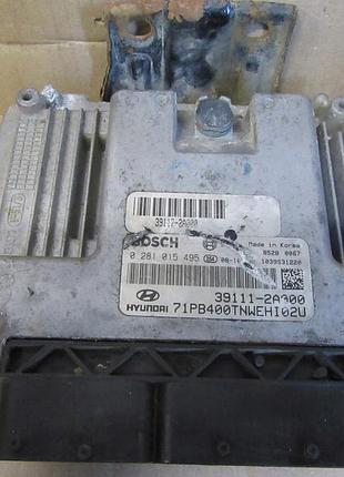 Блок управления двигателем эбу а hyundai i20 08-12 1.4 crdi d4fc 39111-2a000
