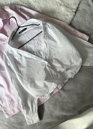 Белая блуза zara 2