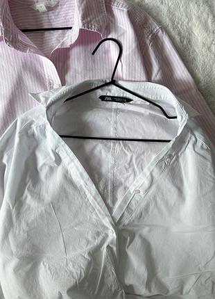 Белая блуза zara 3