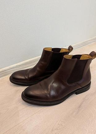 Черевики steptronic chelsea boots leather tan 45 розмір