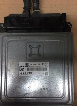 Блок управления двигателем эбу не сидіння 03l906023lh 5wp42910aa pcr2.1