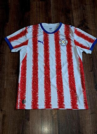Мужская уникальная футболка jersey puma paraguay парагвай оригинал