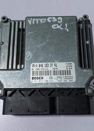 Блок управления двигателем эбу vito viano w639 2.2 cdi a646 a6461533791