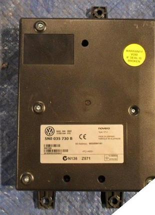 Блок управления двигателем эбу volkswagen seat skoda novero телефонний 5n0035730b