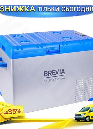 Ku холодильник автомобільний brevia universal fit 40л компресорний переносний для авто та подорожей ох uni2l_k