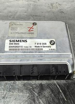 Блок управління двигуном ебу bmw e46 2.0 5wk90015 7519308