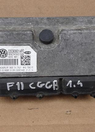 Блок управления двигателем эбу skoda fabia ii lift 1.4 16v 03c906014fc
