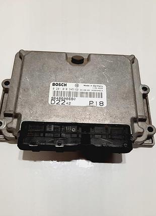 Блок управления двигателем эбу citroen relay jumper i 2.2 hdi 9648608680 0281010345