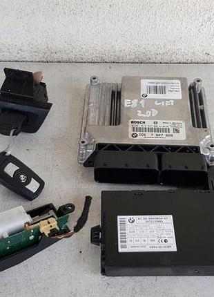 Блок управления двигателем эбу комплект bmw e81 lift 2.0d 0281013537 e6t42483
